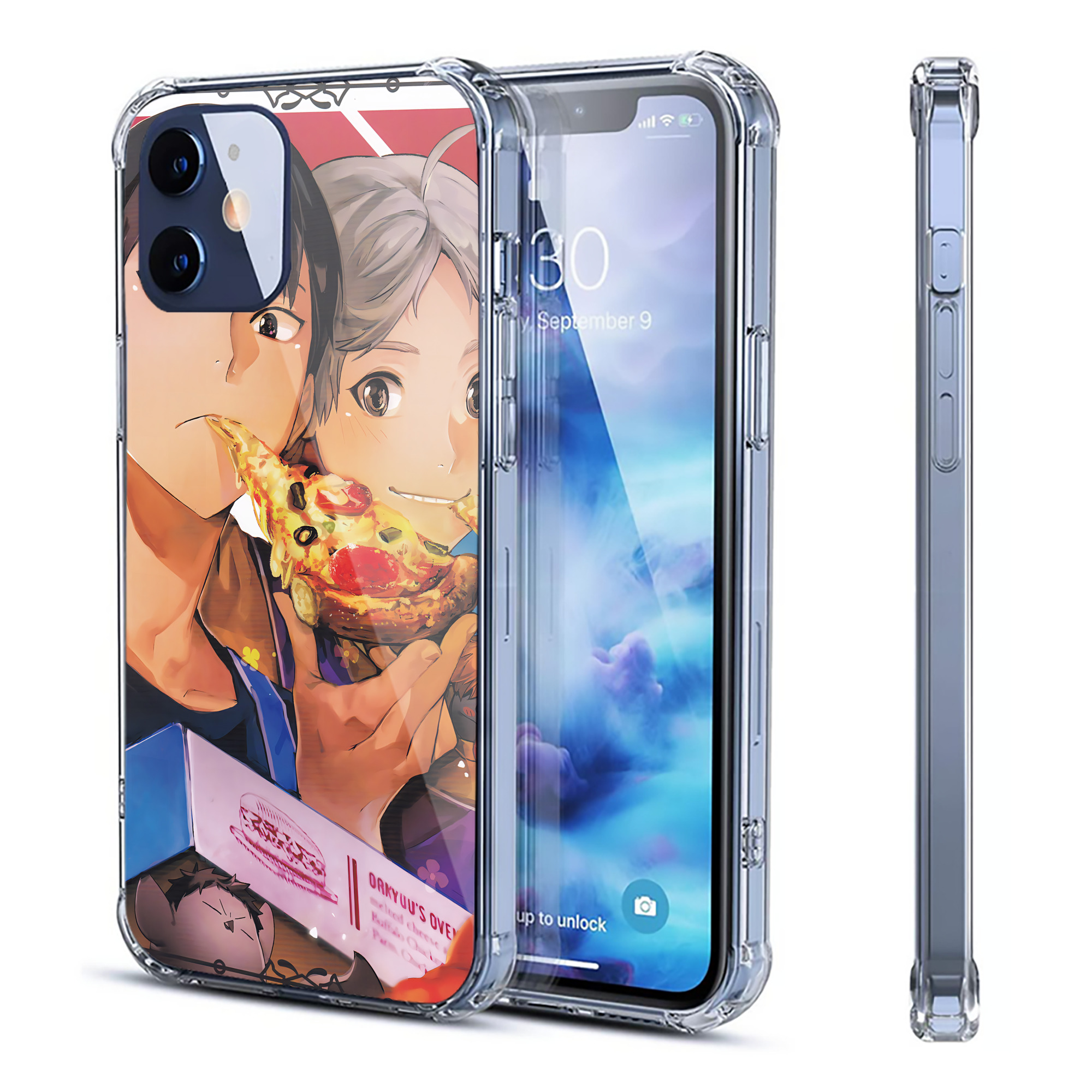 （画像用） ハイキュー!! Haikyu!! 【iPhone 12シリーズ対応】透明スマホケース（クリアソフトケース）